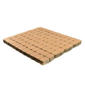 Тротуарная плитка BRAER Классико круговая, Медовый, h=60 мм