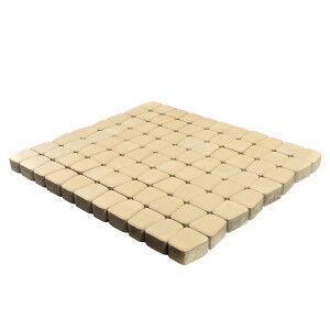 Тротуарная плитка BRAER Классико круговая, Песочный, h=60 мм
